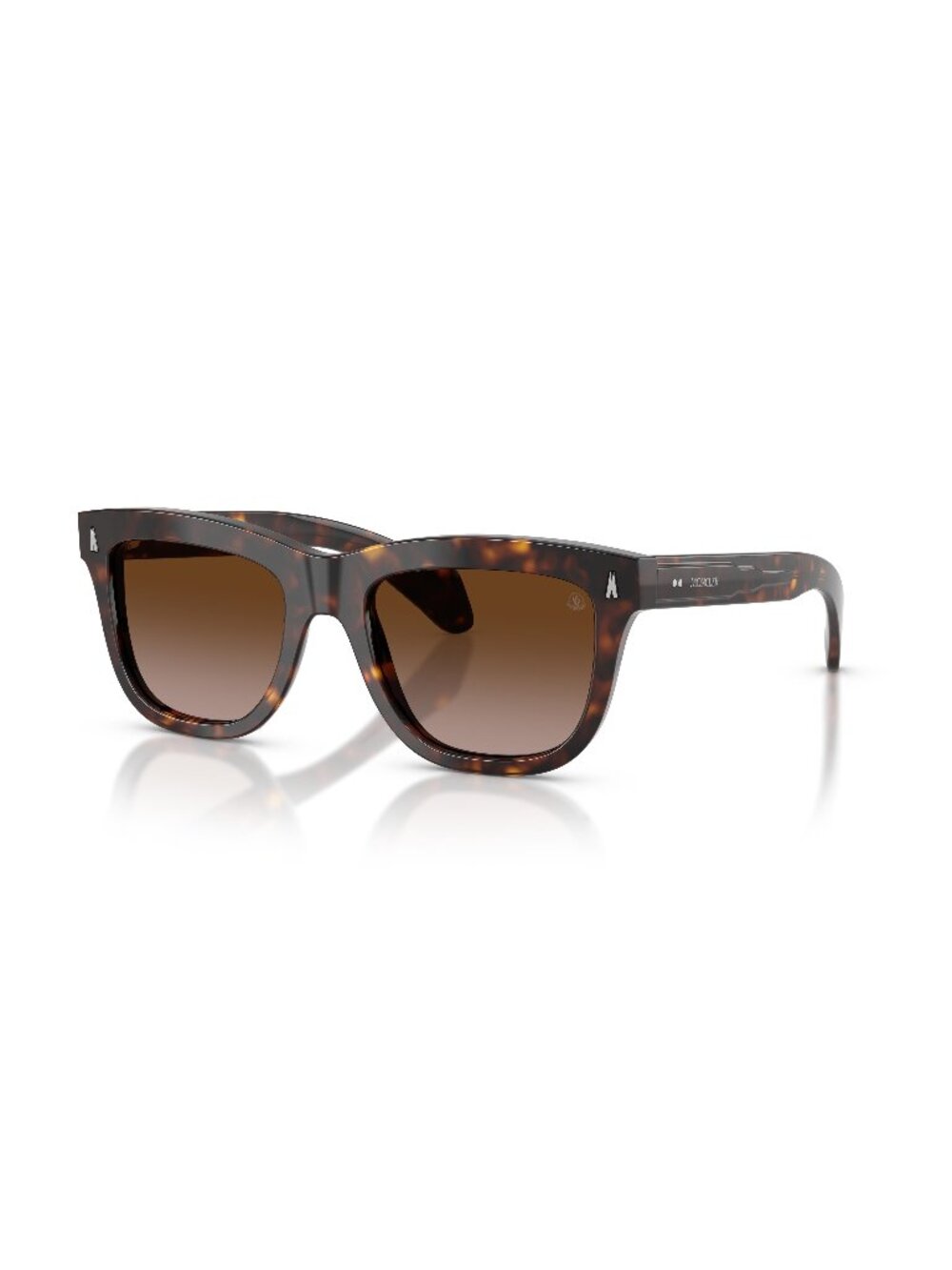 New Moncler Women's Sunglasses Havana Brown Lens Acetate Frame ME6023 BRONZZ 52